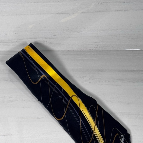 Sophisticated Black and Gold Tie for Formal Occasions J.garcia - Picture 1 of 2